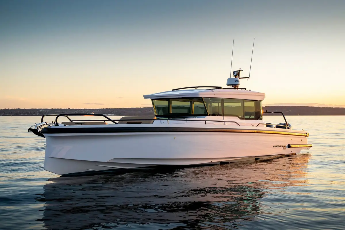 Axopar 37, внешний вид — Cannes Yachst hire, Канны. Axopar 37 — 11.5m