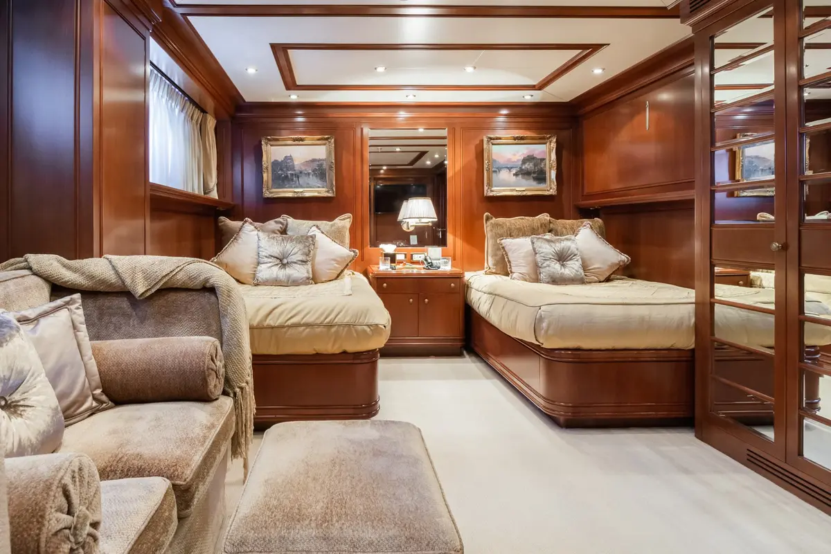 Apogee, main deck — Cannes Yachst hire, Cannes. Apogee — 62.5m