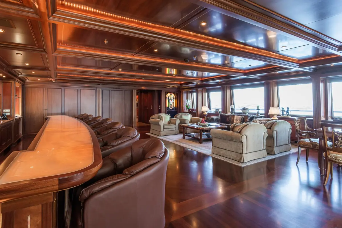 Apogee, flybridge — Cannes Yachst hire, Cannes. Apogee — 62.5m
