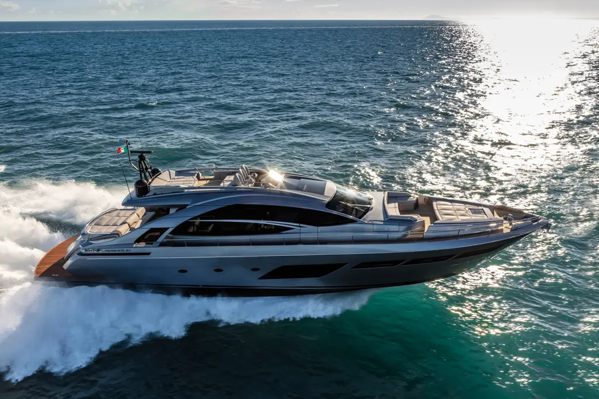 Pershing 8X, exterior — Cannes Yachst hire, Cannes. Pershing 8X — 25m