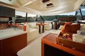 Prestige 550 FLY, flybridge — Cannes Yachst hire, Cannes. Prestige 550 FLY — 18m