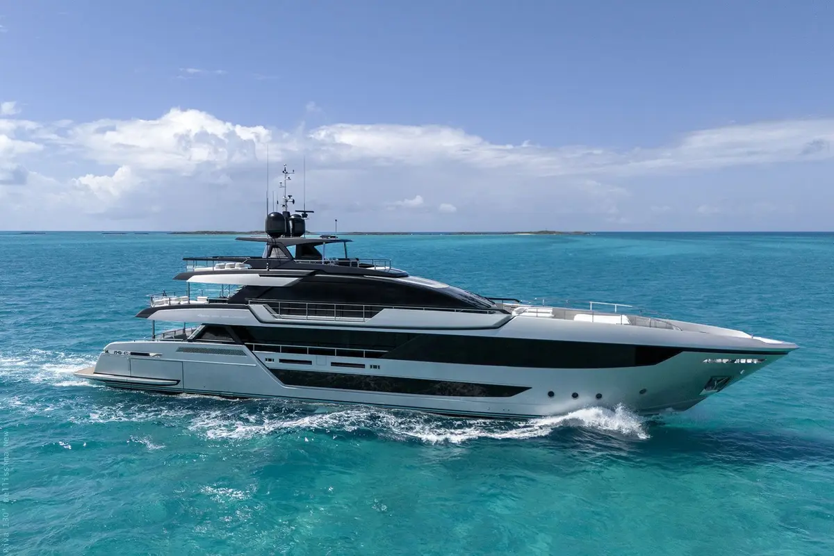 Riva 130 Bellissima, exterior — Cannes Yachst hire, Cannes. Riva 130 Bellissima — 40m