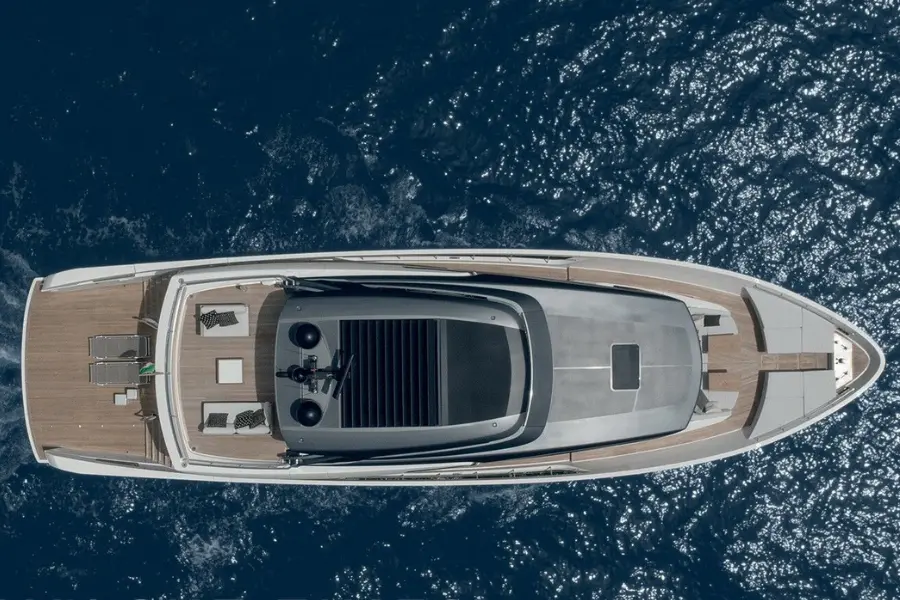 Sanlorenzo 112, main deck — Cannes Yachst hire, Cannes. Sanlorenzo 112 — 34m