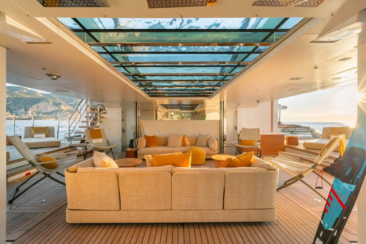 RMF, flybridge — Cannes Yachst hire, Cannes. RMF — 52m